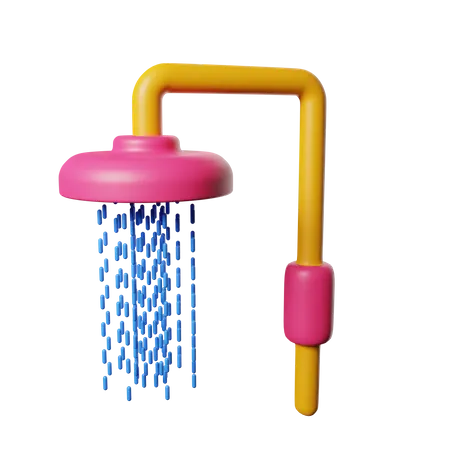 Shower  3D Illustration