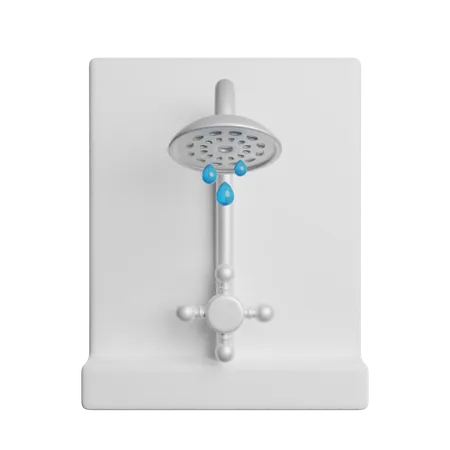 Shower Bathroom Tube 3D Icon