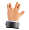 Showing Hand Gesture