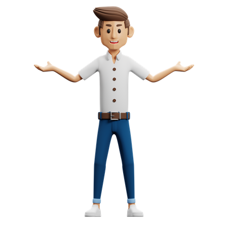 Showing With Two Hand  3D Icon