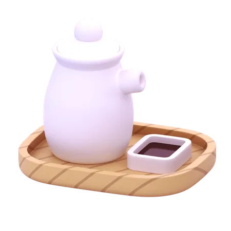 Shoyu Sauce  3D Icon