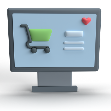 Shpping Cart  3D Icon