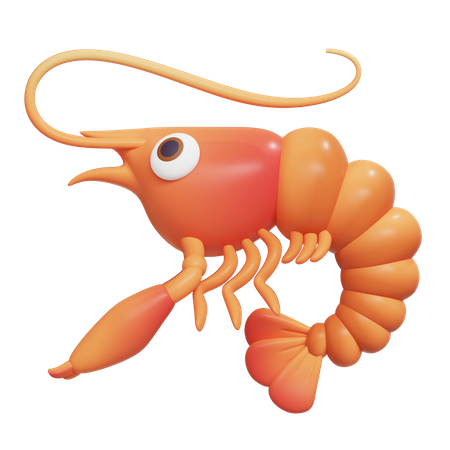 Shrimps  3D Icon