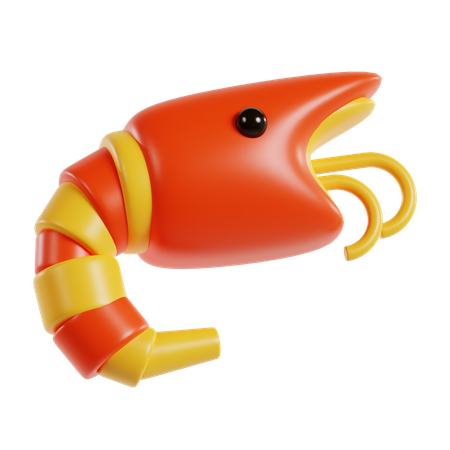 Shrimps  3D Icon