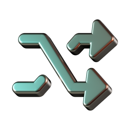 Shuffle  3D Icon