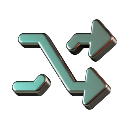 Shuffle  3D Icon