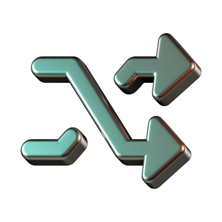 Shuffle  3D Icon
