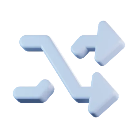 Shuffle Arrow  3D Icon