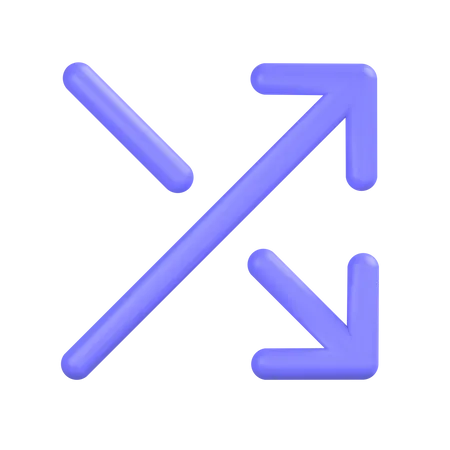 Shuffle-arrow  3D Icon