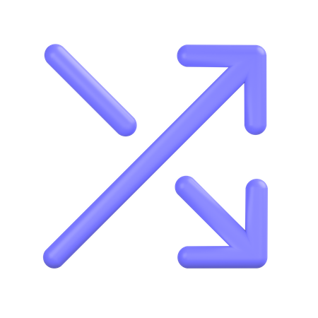 Shuffle-Pfeil  3D Icon