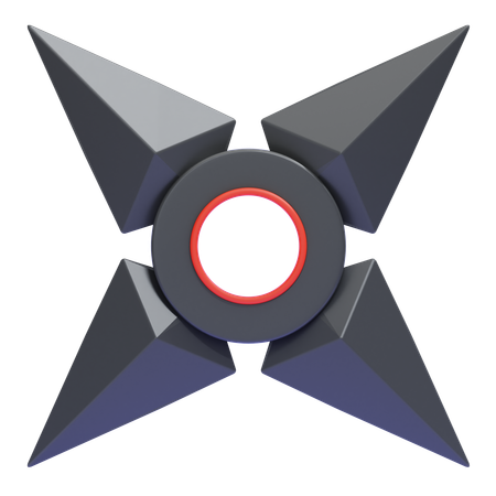 Shuriken  3D Icon