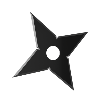 Shuriken  3D Icon