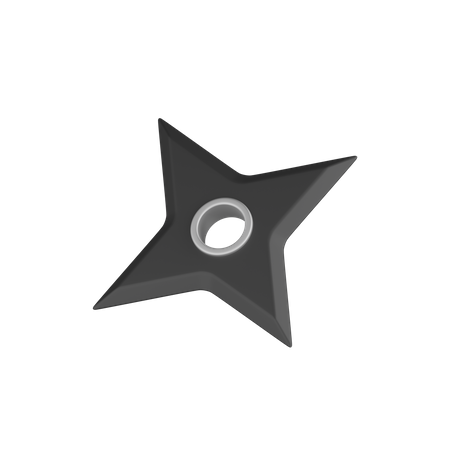 Shuriken  3D Icon