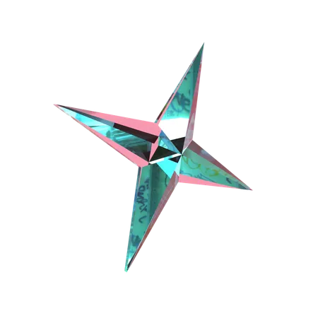 Shuriken Abstract Shape  3D Icon
