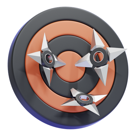 Shuriken Target Practice  3D Icon