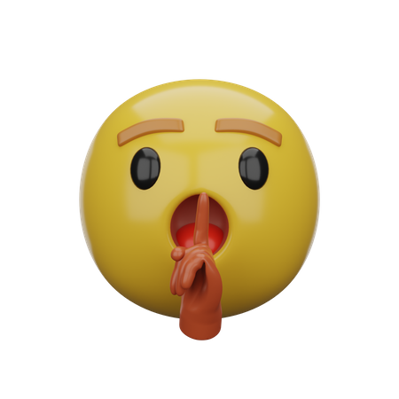 Shut Up  3D Emoji