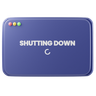 shutdown 3d logo