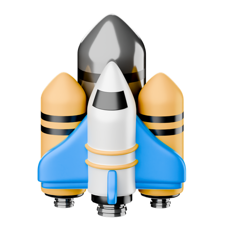 Shuttle-Transportflugzeug  3D Icon