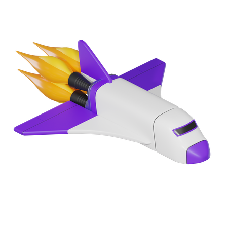 Shuttle  3D Icon