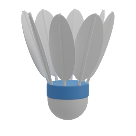 Shuttle Cock 3D Icon