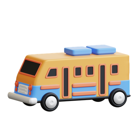 Shuttle Service  3D Icon