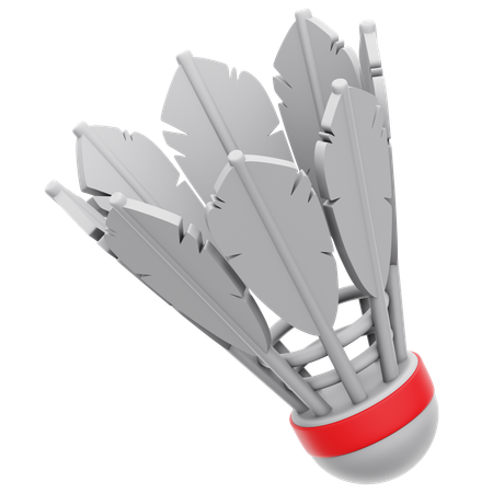 Shuttlecock  3D Icon