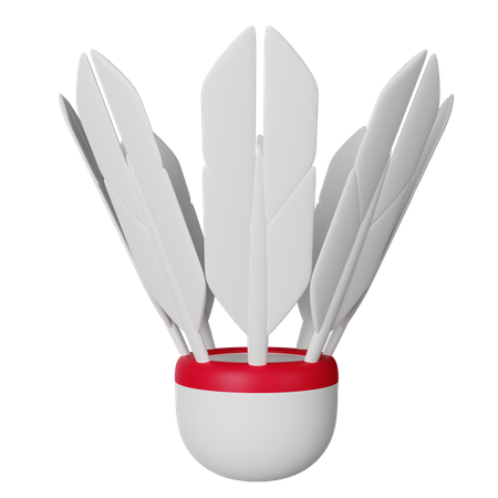 Shuttlecock  3D Icon