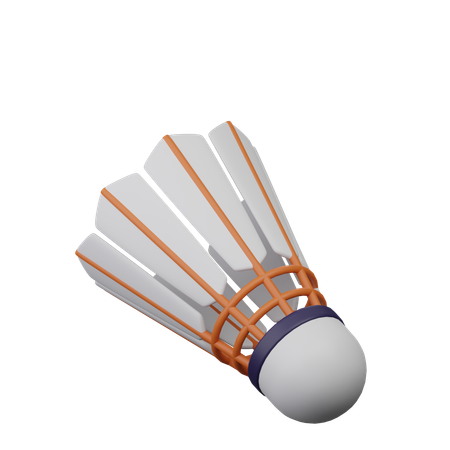 Shuttlecock  3D Icon