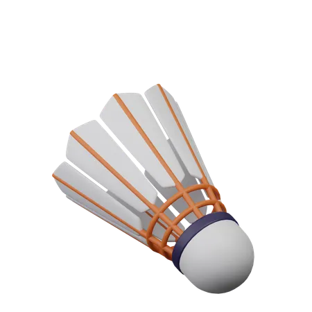 Shuttlecock  3D Icon