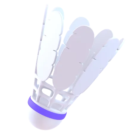 Shuttlecock  3D Icon