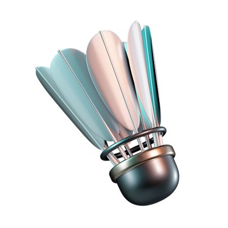 Shuttlecock  3D Icon