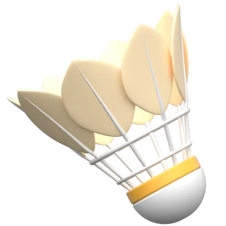 Shuttlecock  3D Icon