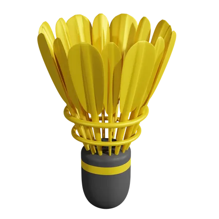 Shuttlecock  3D Icon