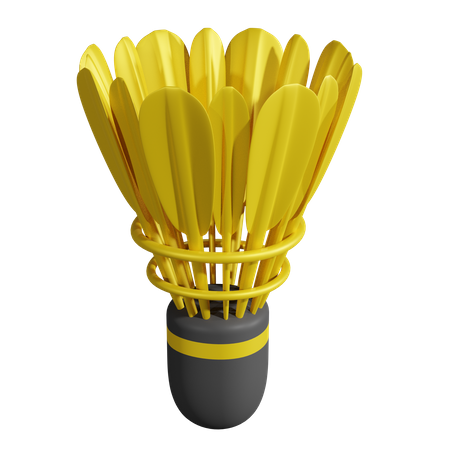 Shuttlecock  3D Icon