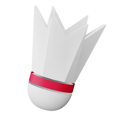 Shuttlecock  3D Icon