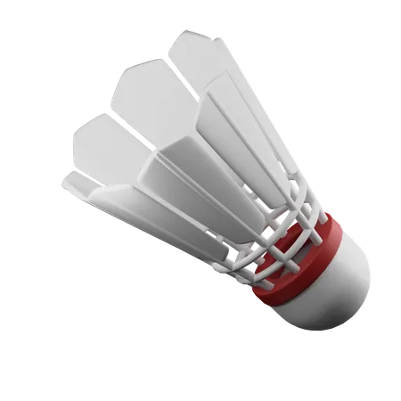 Shuttlecock  3D Illustration