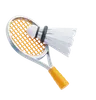 Shuttlecock With Racket