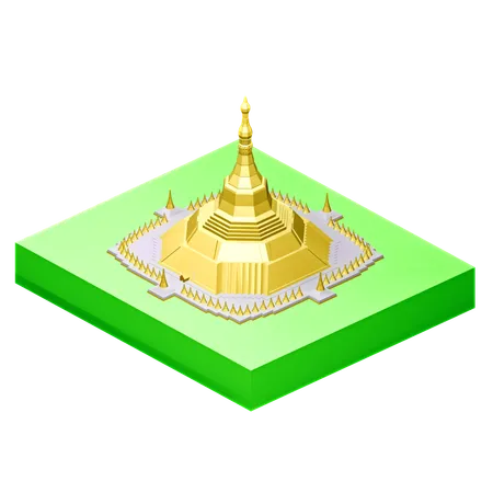 Shweadagon Pagoda  3D Icon