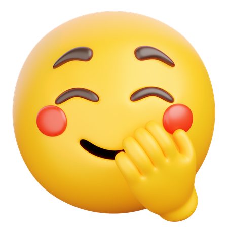 Shy Blush  3D Icon