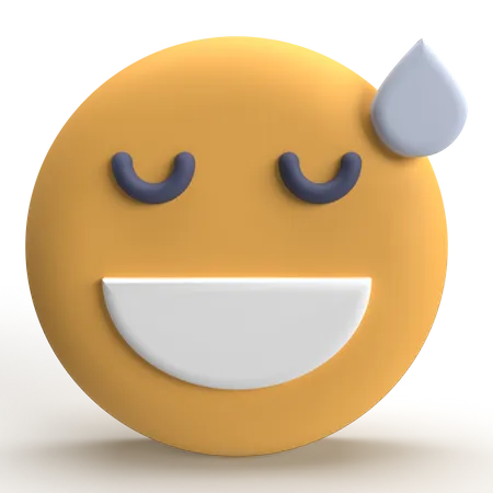 Shy Emoji  3D Icon