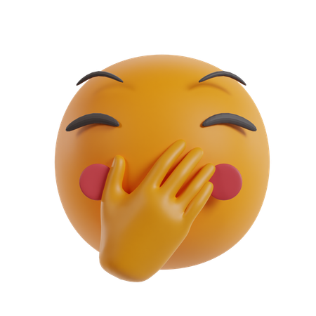 Shy Expression  3D Icon