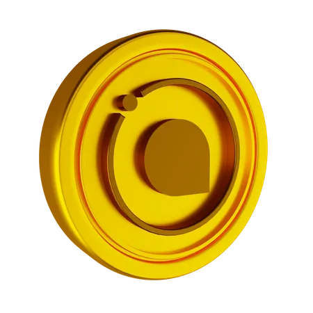 Siacoin Crypto Coin  3D Icon