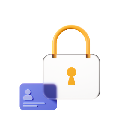 Sichere Bezahlung  3D-Symbol