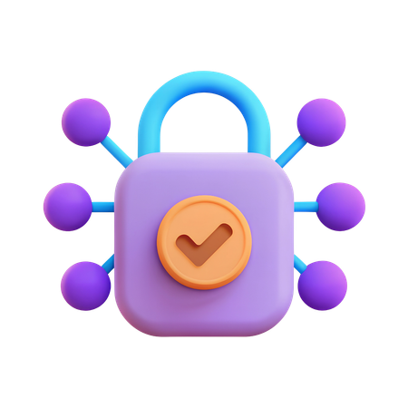 Sichere Verbindung  3D Icon