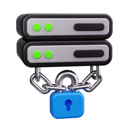 Sichere Verbindung  3D Icon