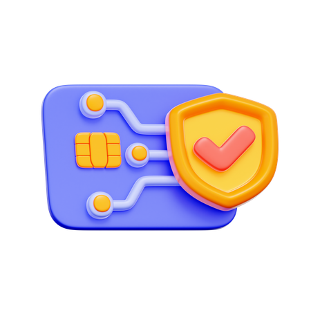 Sichere Zahlung  3D-Symbol