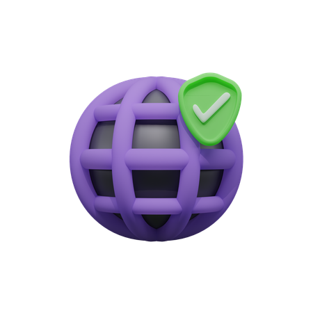 Sicherer Browser  3D Icon