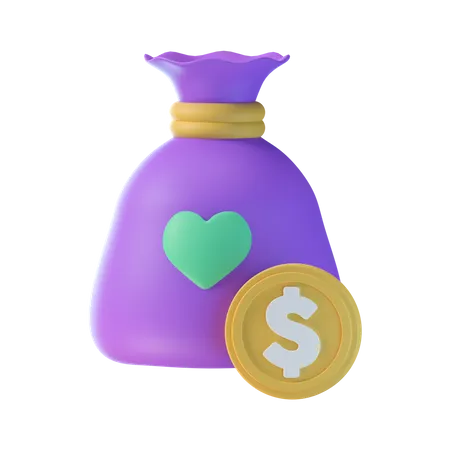 Sicheres Geld  3D Icon