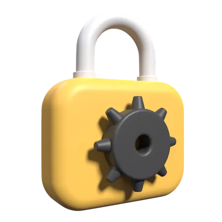 Sicheres Netzwerk  3D Icon