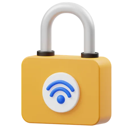 Sicheres Netzwerk  3D Icon